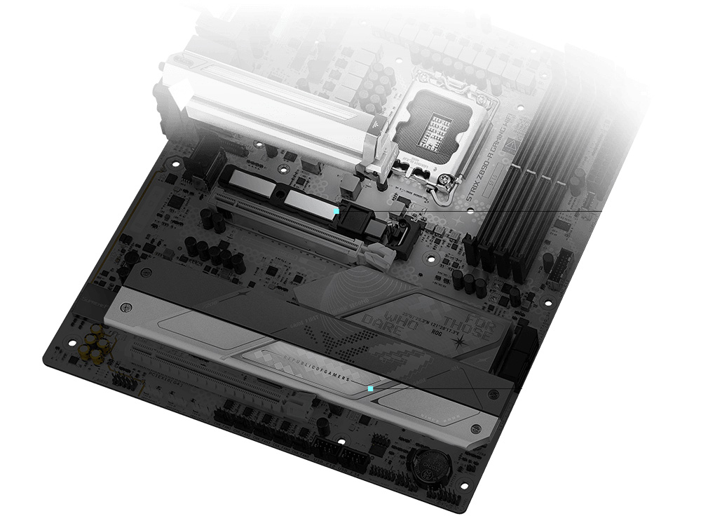 ROG Strix Z890-A Gaming WiFi ASUS ROG Strix Z890-A Gaming WiFi 8600MHz (OC) DDR5 Soket LGA1851 M.2 HDMI DP ATX Anakart h11