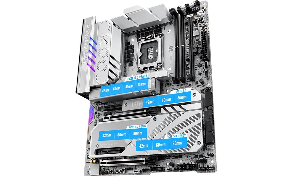 ROG Maximus Z890 Apex ASUS ROG Maximus Z890 Apex 9000MHz (OC) DDR5 Soket LGA1851 M.2 ATX Anakart h13