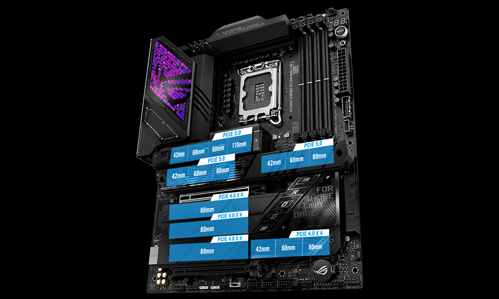 ROG Strix Z890-E Gaming WiFi ASUS ROG Strix Z890-E Gaming WiFi 8800MHz (OC) DDR5 Soket LGA1851 M.2 HMDI DP ATX Anakart h14