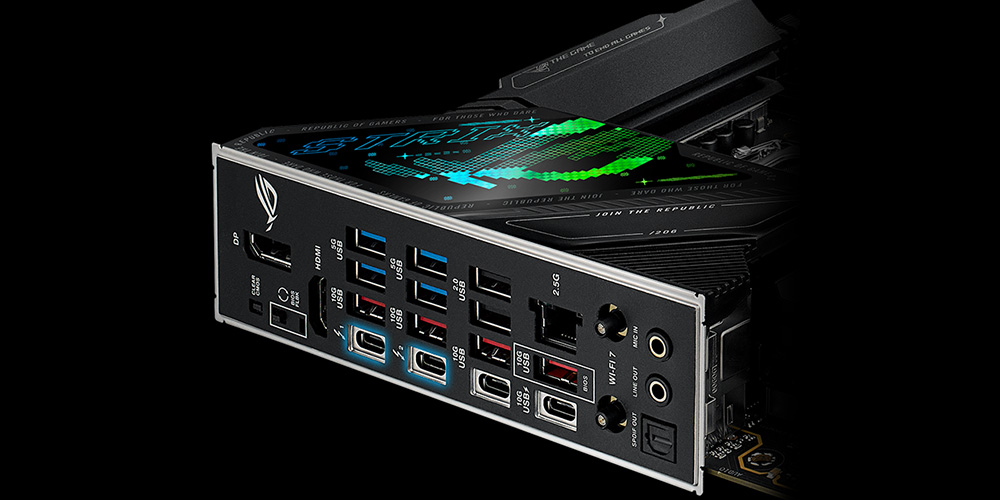 ROG Strix Z890-F Gaming WiFi ASUS ROG Strix Z890-F Gaming WiFi 8600MHz (OC) DDR5 Soket LGA1851 M.2 HDMI DP ATX Anakart h15