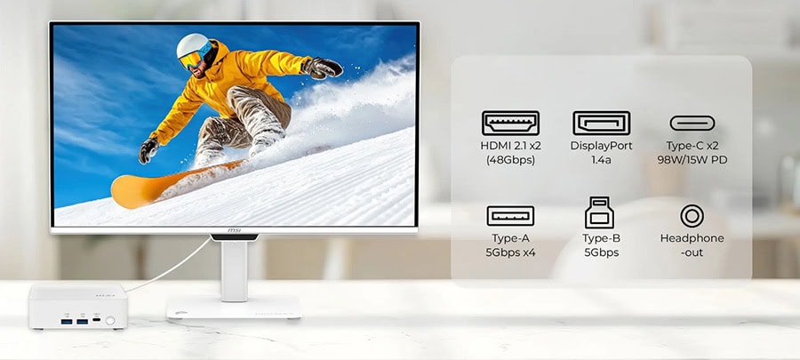 MSI PRO MAX 271UPXW12G 26.5 inç 120Hz 0.03ms 4K UHD Adaptive Sync QD-OLED Pivot Monitör h16
