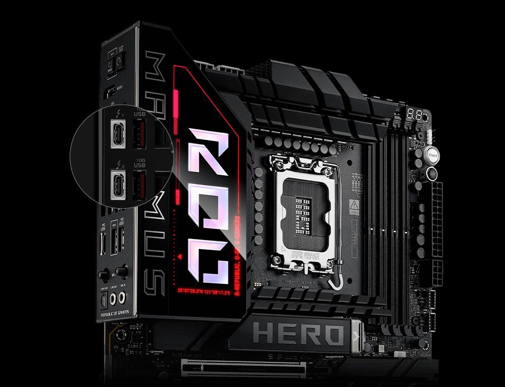 ROG Maximus Z890 Hero ASUS ROG Maximus Z890 Hero 8800MHz (OC) DDR5 Soket LGA1851 M.2 HDMI ATX Anakart h16