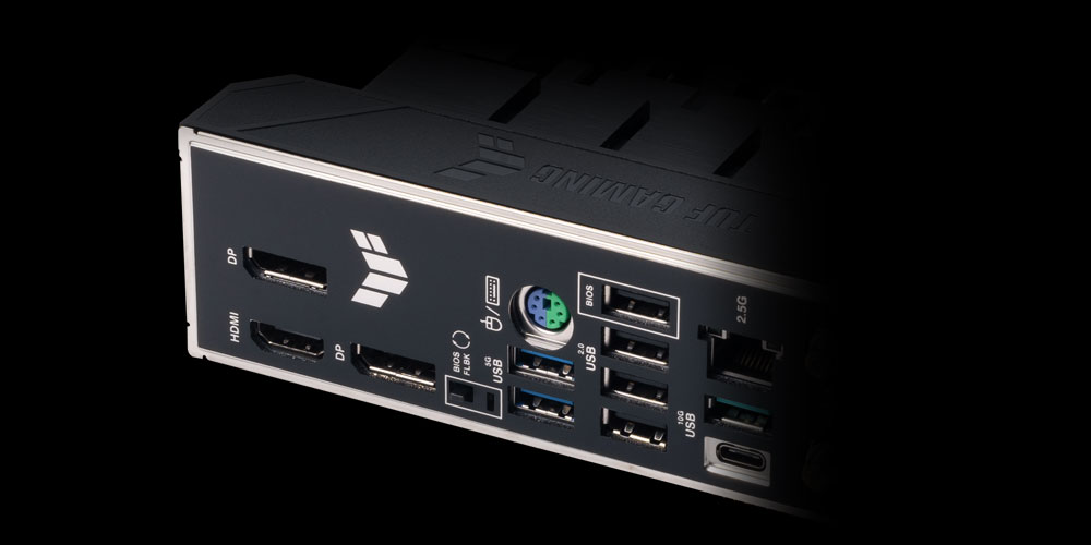TUF GAMING B650M-E WIFI ASUS TUF Gaming B650M-E WiFi 6400MHz (OC) DDR5 Soket AM5 M.2 HDMI Mini DP mATX Anakart h16