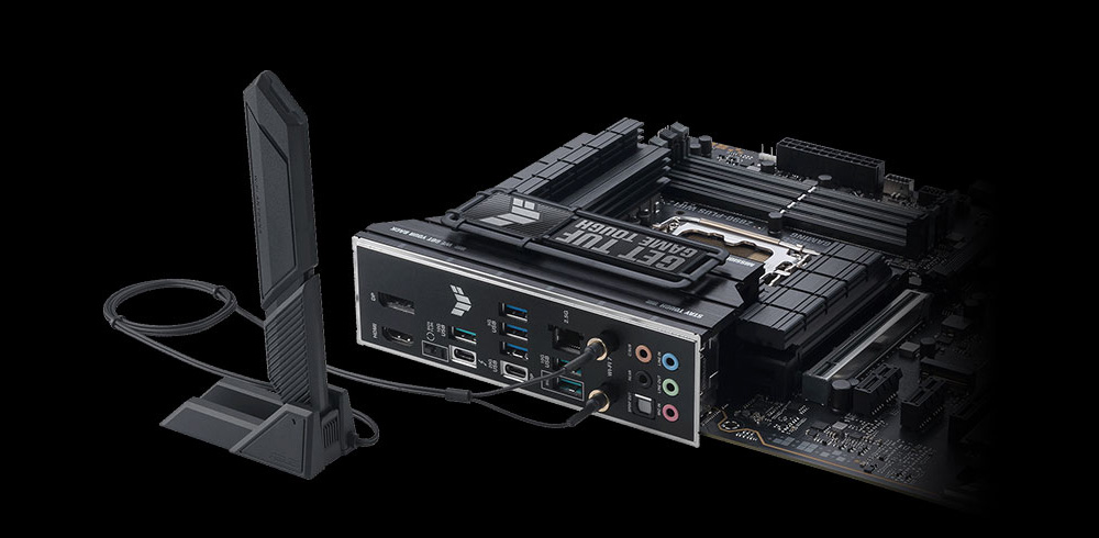 TUF Gaming Z890-Plus WiFi ASUS TUF Gaming Z890-Plus WiFi 9066MHz (OC) DDR5 Soket LGA1851 M.2 HDMI DP ATX Anakart h16