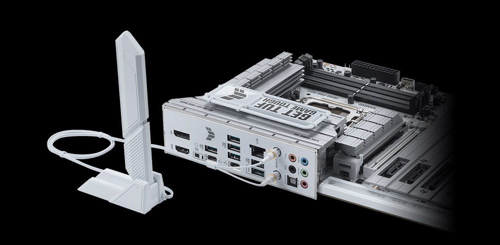 TUF Gaming Z890-Pro WiFi ASUS TUF Gaming Z890-Pro WiFi 9066MHz (OC) DDR5 Soket LGA1851 M.2 HDMI DP ATX Anakart h16