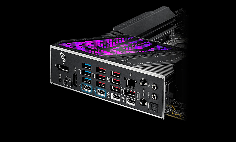 ROG Strix Z890-E Gaming WiFi ASUS ROG Strix Z890-E Gaming WiFi 8800MHz (OC) DDR5 Soket LGA1851 M.2 HMDI DP ATX Anakart h17