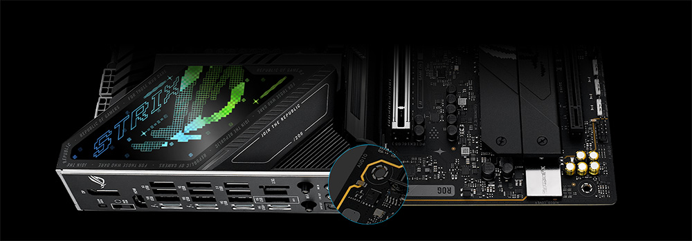ROG Strix Z890-F Gaming WiFi ASUS ROG Strix Z890-F Gaming WiFi 8600MHz (OC) DDR5 Soket LGA1851 M.2 HDMI DP ATX Anakart h17