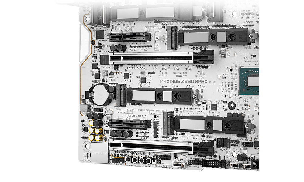 ROG Maximus Z890 Apex ASUS ROG Maximus Z890 Apex 9000MHz (OC) DDR5 Soket LGA1851 M.2 ATX Anakart h18