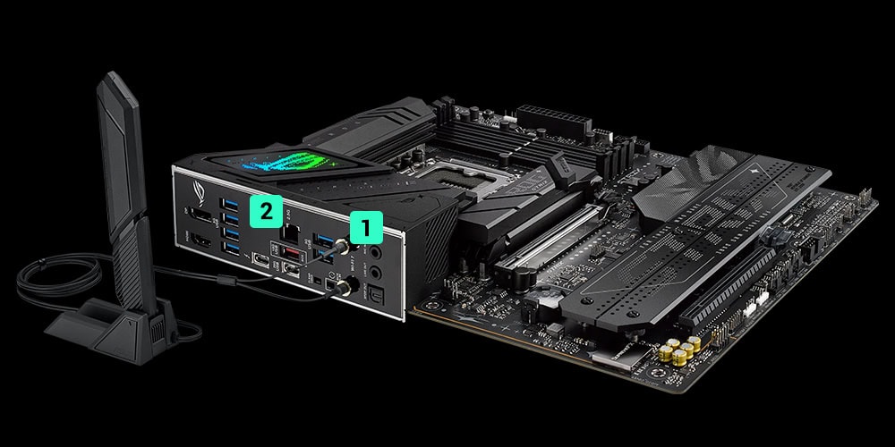 ASUS ROG Strix B860-F Gaming WiFi 9066MHz (OC) DDR5 Soket LGA1851 M.2 HDMI DP Thunderbolt ATX Anakart h17