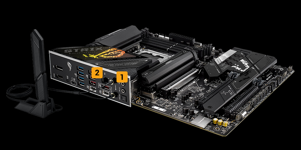 ASUS ROG STRIX Z890-H GAMING WIFI 9066MHz (OC) DDR5 Soket LGA1851 M.2 HDMI DP ATX Anakart h19