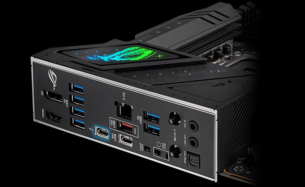 ASUS ROG Strix B860-F Gaming WiFi 9066MHz (OC) DDR5 Soket LGA1851 M.2 HDMI DP Thunderbolt ATX Anakart h18