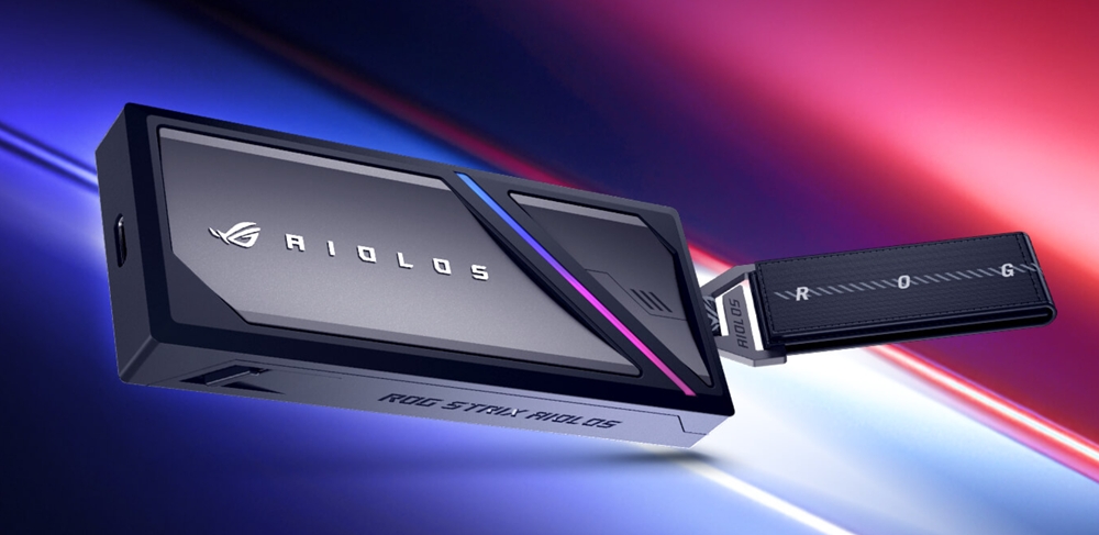 ROG STRIX AIOLOS/BLK/G/AS ASUS ROG Strix Aiolos M.2 NVMe Harici SSD Kutusu H2