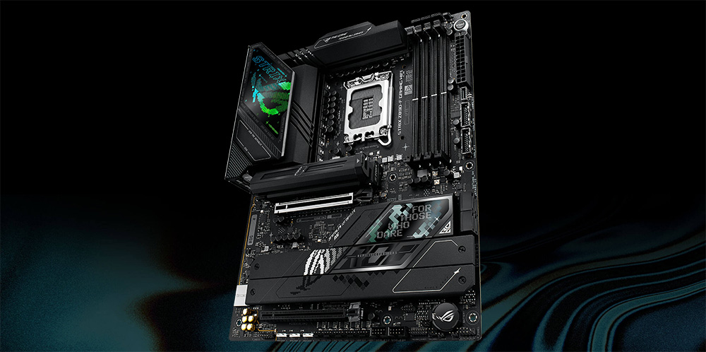 ROG Strix Z890-F Gaming WiFi ASUS ROG Strix Z890-F Gaming WiFi 8600MHz (OC) DDR5 Soket LGA1851 M.2 HDMI DP ATX Anakart h1