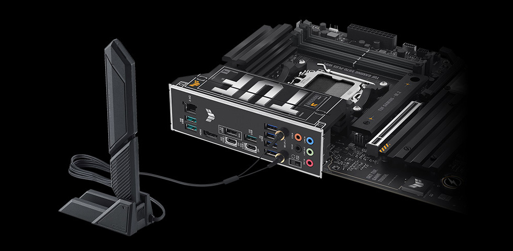 TUF GAMING X870-PLUS WIFI ASUS TUF Gaming X870-PLUS WiFi 8000MHz(OC) DDR5 Soket AM5 M.2 HDMI ATX Anakart h22