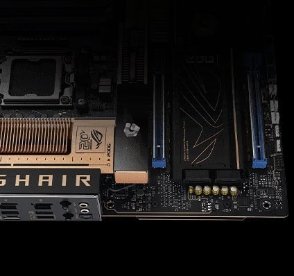 ASUS ROG CROSSHAIR 2006 9600MHz (OC) DDR5 Soket AM5 M.2 HDMI USB4 ATX Anakart h25