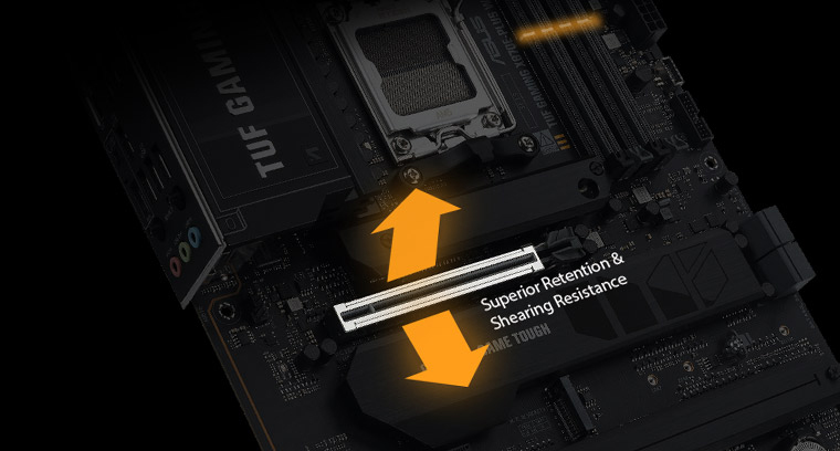 TUF GAMING X870E-PLUS WIFI7 ASUS TUF GAMING X870E-PLUS WIFI7 8000MHz (OC) DDR5 Soket AM5 M.2 HDMI ATX Anakart h25