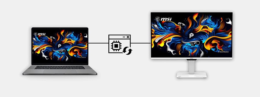 MSI PRO MAX 271UPXW12G 26.5 inç 120Hz 0.03ms 4K UHD Adaptive Sync QD-OLED Pivot Monitör h30