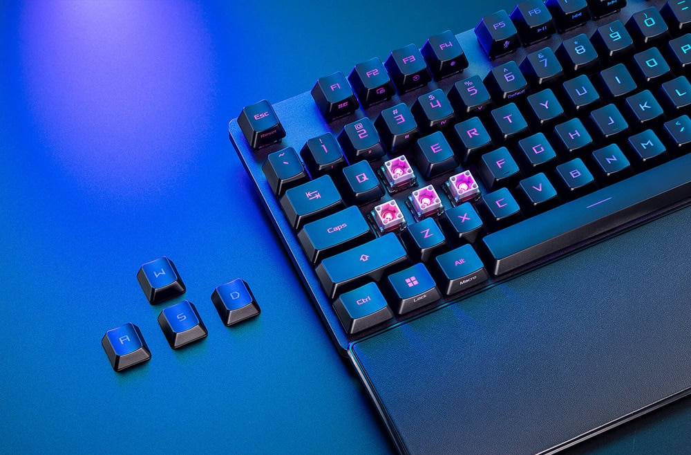ASUS ROG Strix Scope II RX Red Switch RGB Kablolu İngilizce Mekanik Gaming Klavye h3