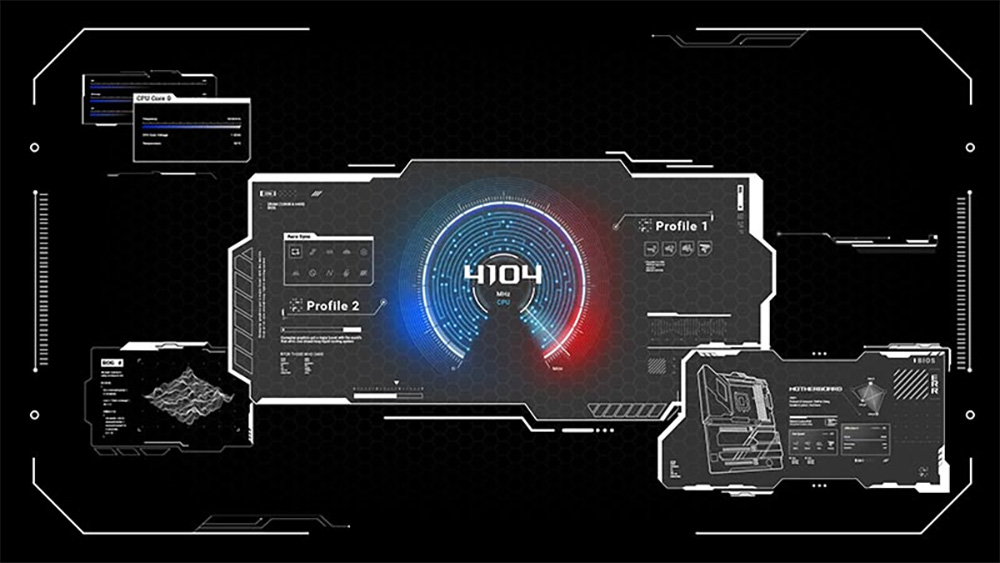 TUF Gaming Z890-Plus WiFi ASUS TUF Gaming Z890-Plus WiFi 9066MHz (OC) DDR5 Soket LGA1851 M.2 HDMI DP ATX Anakart h2
