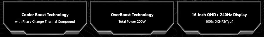MSI CROSSHAIR 16 HX E14WGK-046XTR Intel Core i9-14900HX GeForce RTX 5070 8GB 115W 16GB DDR5 1TB SSD 16 inç 2K QHD+ 240Hz FreeDos Gaming Laptop h3