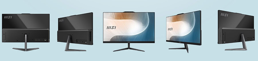 MSI Modern AM242 1M-2268XEU model monitörler, şık tasarım ve yüksek çözünürlük ile masaüstü bilgisayar kullanımı için ideal.