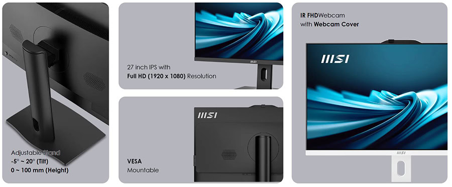 MSI PRO AP272P 14M-865XEU Intel Core i7-14700 16GB DDR5 1TB SSD 27 inç Full HD FreeDos All In One Bilgisayar h3
