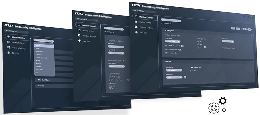 MSI PRO MAX 271UPXW12G 26.5 inç 120Hz 0.03ms 4K UHD Adaptive Sync QD-OLED Pivot Monitör h31