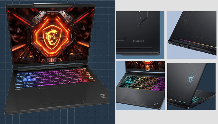 MSI CROSSHAIR 16 HX E14WGK-047XTR Intel Core i7-14650HX GeForce RTX 5070 8GB 115W 16GB DDR5 1TB SSD 16 inç 2K QHD+ 240Hz FreeDos Gaming Laptop h4