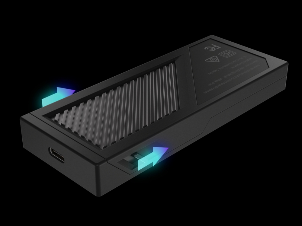 ROG STRIX AIOLOS/BLK/G/AS ASUS ROG Strix Aiolos M.2 NVMe Harici SSD Kutusu H6