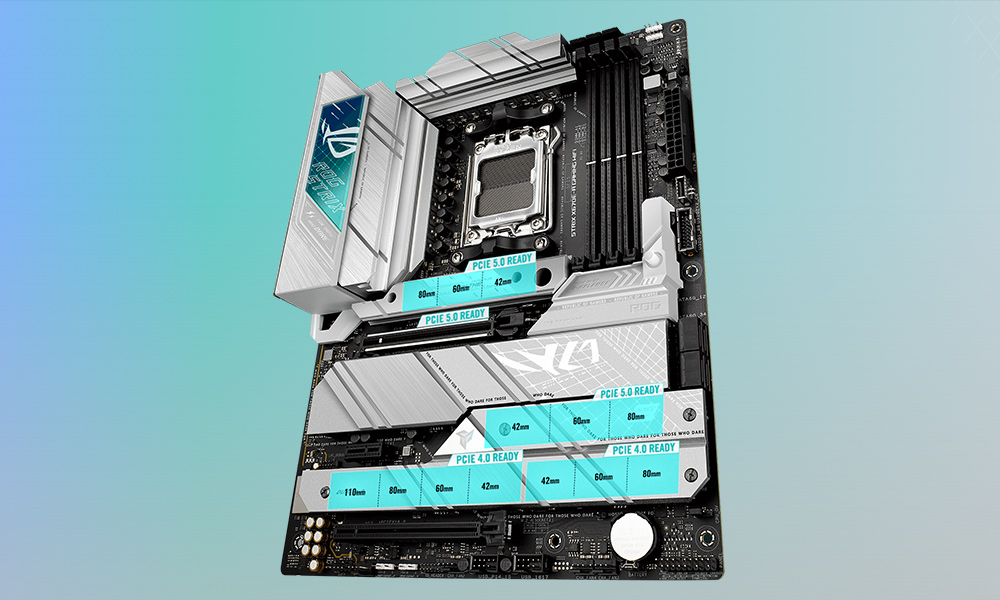 ROG STRIX X670E-A GAMING WIFI ASUS ROG Strix X670E-A Gaming WiFi 6400MHz(OC) DDR5 Soket AM5 M.2 HDMI DP ATX Anakart (90MB1BM0-M0EAY0) h5
