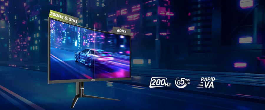 MSI MAG 342CQRF E20 34 inç 200Hz 0.5ms UWQHD FreeSync Premium Rapid VA Kavisli Gaming Monitör h7