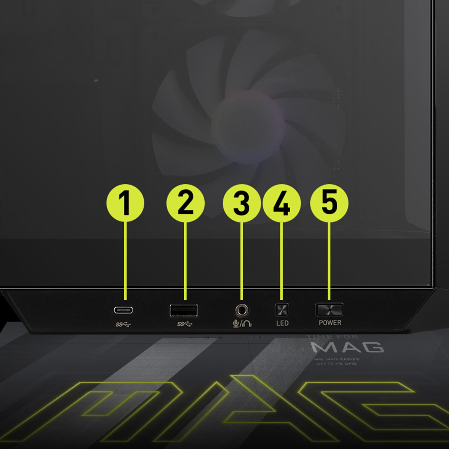 MSI MAG PANO M100R PZ B65 Gaming Kasa H9