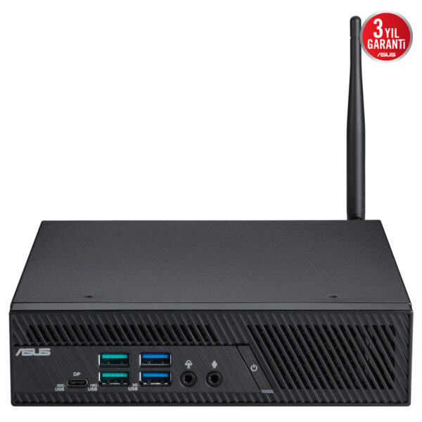 ASUS PB64-B50060MH mini bilgisayar, 16GB DDR5 RAM, 256GB SSD, kablosuz anten ile yüksek performans ve taşınabilirlik sunar.