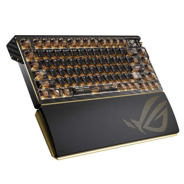 ASUS ROG Azoth Extreme Edition 20. Yıl NX Mekanik Switch ve RGB aydınlatmalı kablosuz gaming klavye.