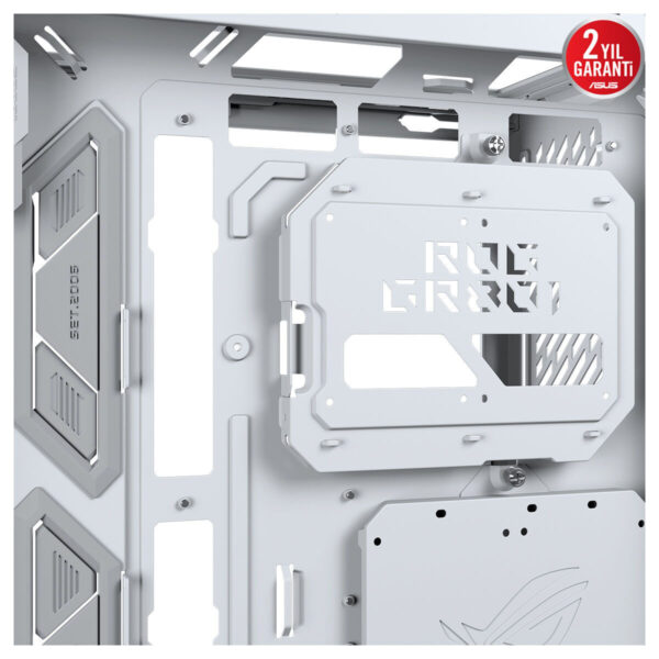 Asus Rog Cronox Gr801 White Edition Argb Panaromik Temperli Cam Lcd Ekranlı Full Tower E Atx Gaming Kasa 15
