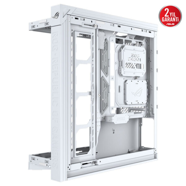Asus Rog Cronox Gr801 White Edition Argb Panaromik Temperli Cam Lcd Ekranlı Full Tower E Atx Gaming Kasa 16