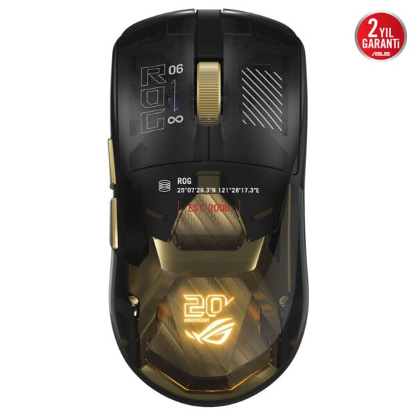 Asus Rog Harpe Ii Extreme Edition 20. Yıl 8k Hz Kablosuz Gaming Mouse (90mp04q0 Bmua00) 2