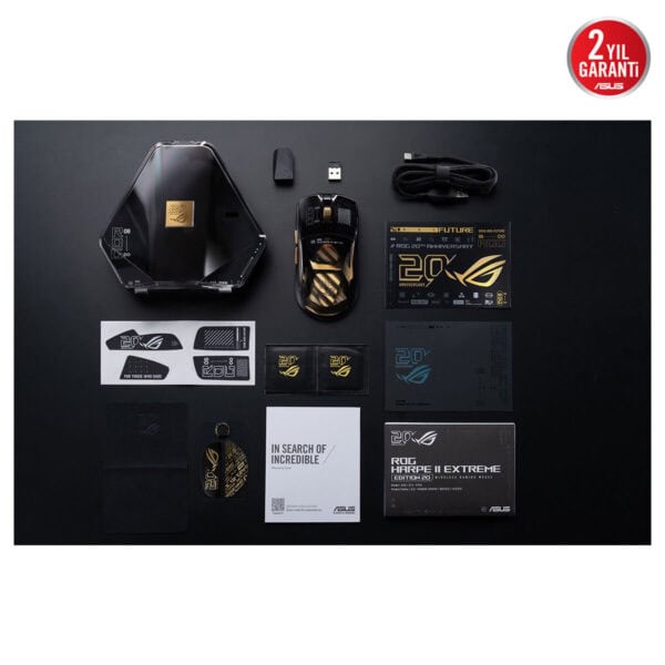 Asus Rog Harpe Ii Extreme Edition 20. Yıl 8k Hz Kablosuz Gaming Mouse (90mp04q0 Bmua00) 9
