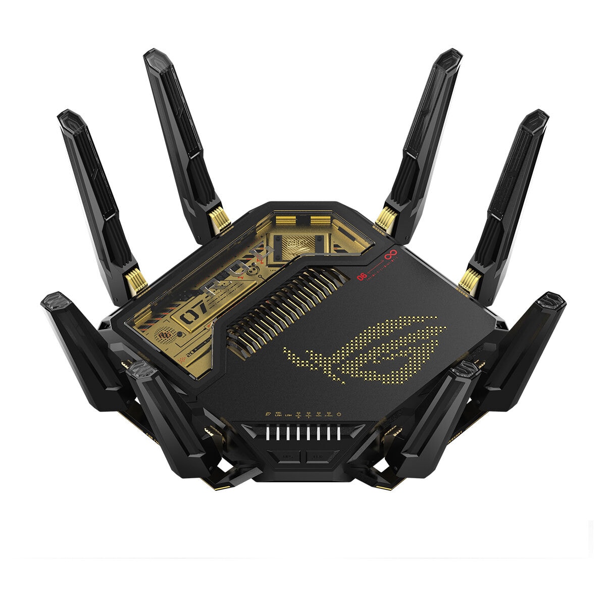 Asus Rog Rapture Gt Be98 Pro Edition 20 Be25000 Wifi7 Quad Band Gaming Router Fc1