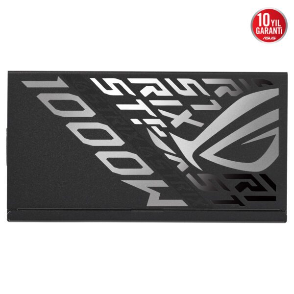 ASUS ROG Strix 1000W Platinum güç kaynağı, yüksek performans ve dayanıklılık sağlayan modüler tasarım ile oyun ve yüksek performans bilgisayarları için ideal.
