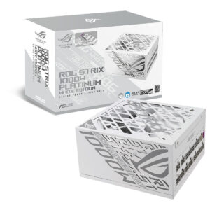Asus Rog Strix 1000w Platinum White Edition 1000w 80+ Platinum Pcie 5.1 Full Modüler Atx 3.1 Beyaz Güç Kaynağı 1