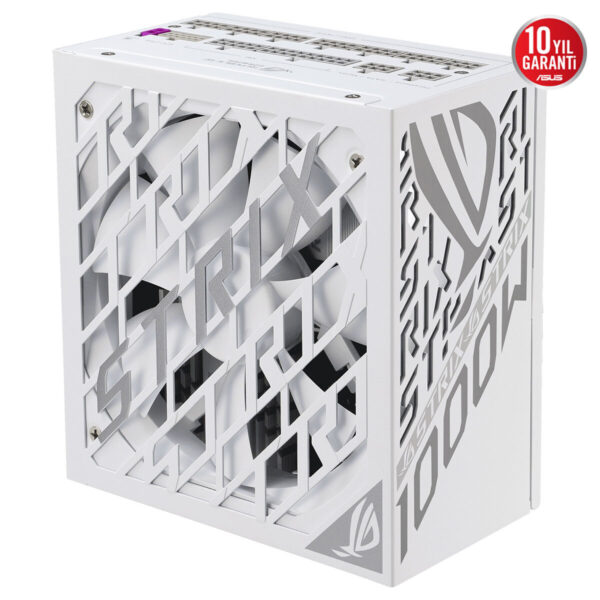 Asus Rog Strix 1000w Platinum White Edition 1000w 80+ Platinum Pcie 5.1 Full Modüler Atx 3.1 Beyaz Güç Kaynağı 12