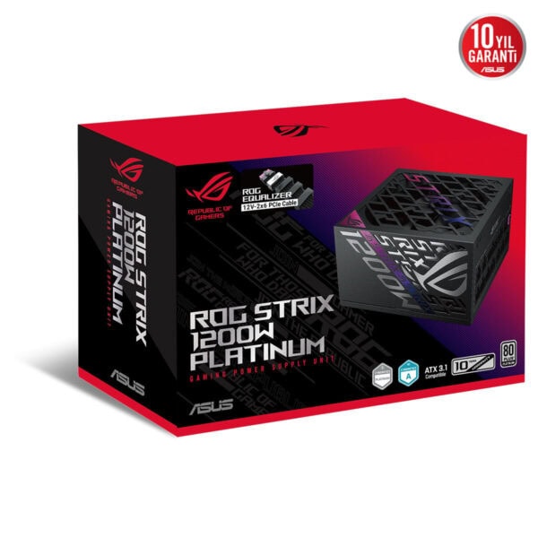 Asus Rog Strix 1200w Platinum (rog Equalizer) 1200w 80+platinum Full Modüler Atx 3.1 Güç Kaynağı 17
