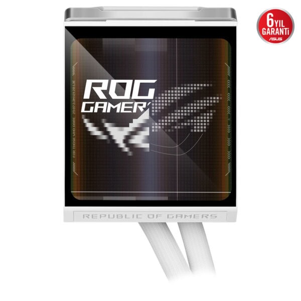 Asus Rog Strix Lc Iv 360 Argb Lcd 360mm Intel Amd Uyumlu Beyaz Sıvı Soğutucu 8