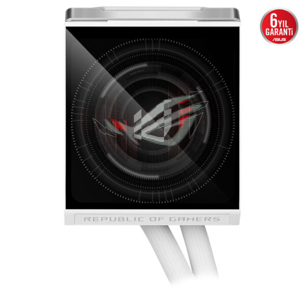 Asus Rog Strix Lc Iv 360 Argb Lcd 360mm Intel Amd Uyumlu Beyaz Sıvı Soğutucu 9