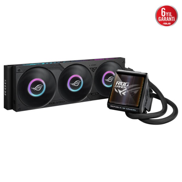 Asus Rog Strix Lc Iv 360 Argb Lcd 360mm Intel Amd Uyumlu Sıvı Soğutucu 2