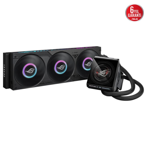 Asus Rog Strix Lc Iv 360 Argb Lcd 360mm Intel Amd Uyumlu Sıvı Soğutucu 4
