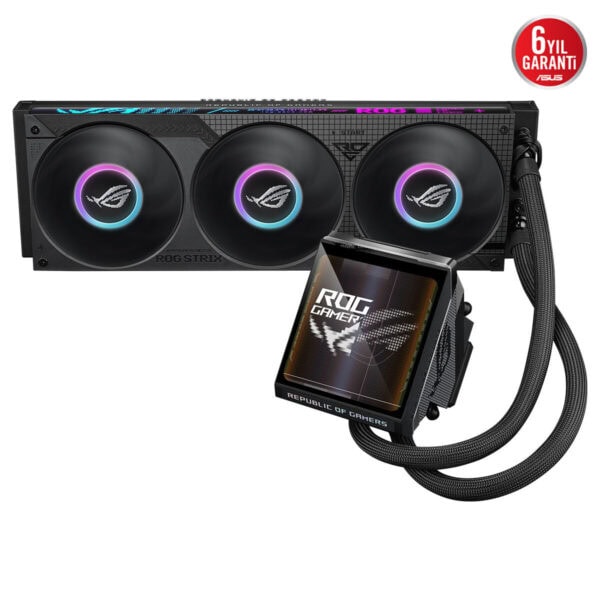 Asus Rog Strix Lc Iv 360 Argb Lcd 360mm Intel Amd Uyumlu Sıvı Soğutucu 5