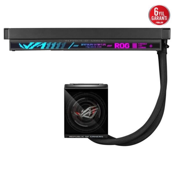 Asus Rog Strix Lc Iv 360 Argb Lcd 360mm Intel Amd Uyumlu Sıvı Soğutucu 8