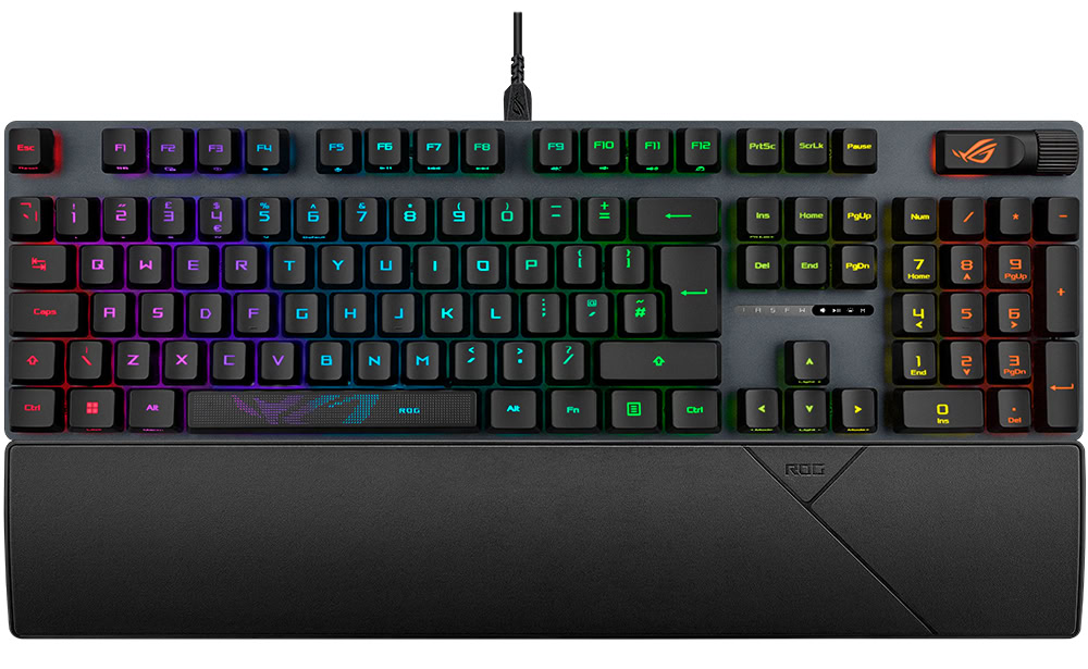 ASUS ROG Strix Scope II RX Red Switch RGB Kablolu İngilizce Mekanik Gaming Klavye h1